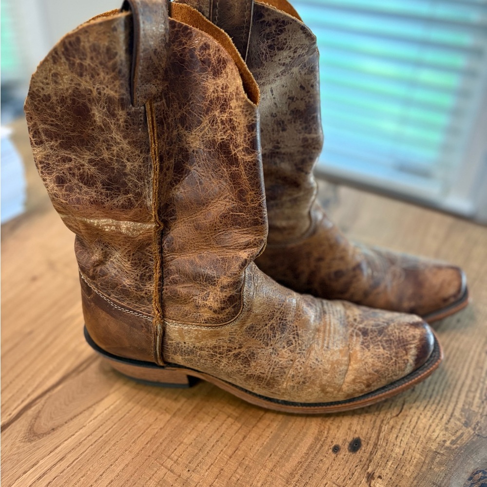 Classic Brown Western Cowboy Boots